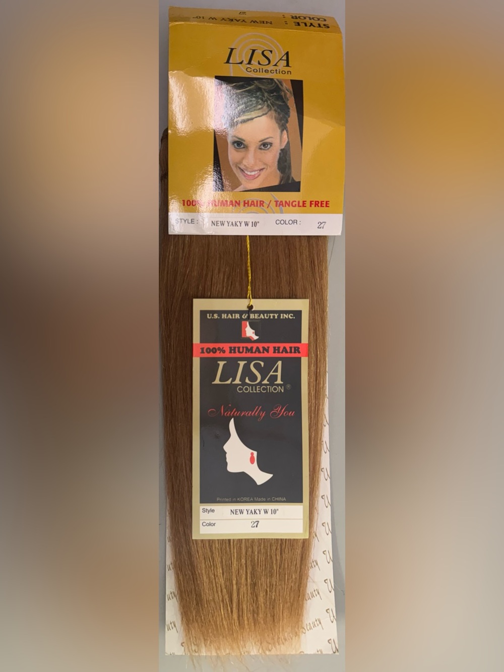 Lisa collection. 100% human hair. New yaky.